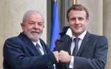 Macron was welcomed by Lula. He will spend 3 days in Brazil on his first official trip to the South American country. He is due back later this year for the G20 Summit