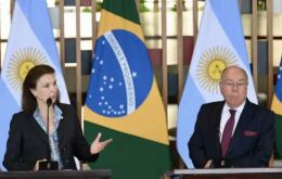 Argentina's relations with Brazil are a state policy, Mondino said at a press conference alongside Vieira