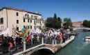On average some 80,000 holidaymakers stream into Venice every day, most of whom only spend a few hours before returning